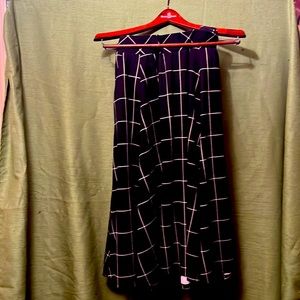 Torrid Black Tartan Pocketed Skirt